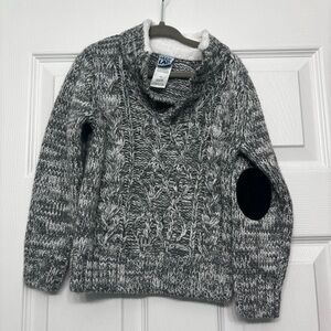 Little Lad Size 3T Gray Cable Knit Sweater